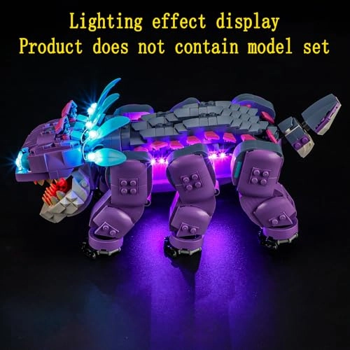 LED Light Kit for LEGO Fortnite Klombo 77077 - Plastic 1 4.5-5V