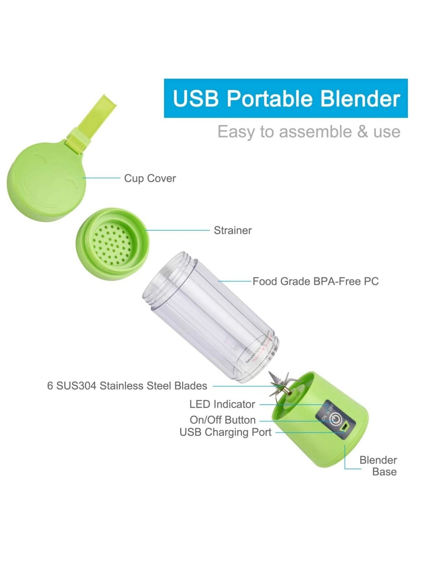 ABC23 - Portable USB Rechargeable
