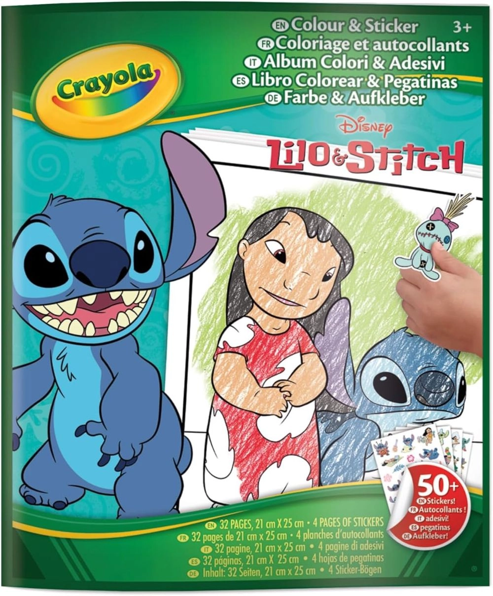Lilo & Stitch Activity Sticker Book 32 pages 4 pcs