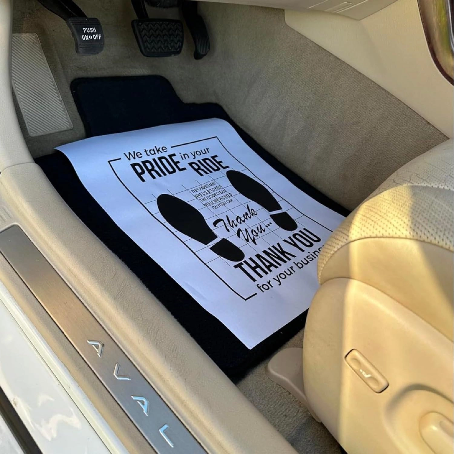 Car Paper Floor Mats