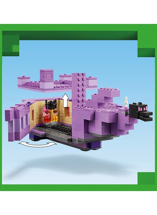 Minecraft The Ender Dragon and End Ship (21264)