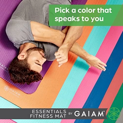 Essentials Thick Yoga Mat - NBR foam 2/5 Inch