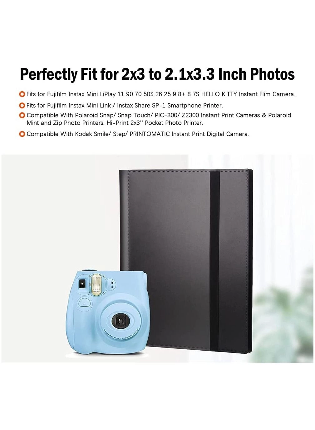 Instax Mini 432 Pockets Poly Photo Album