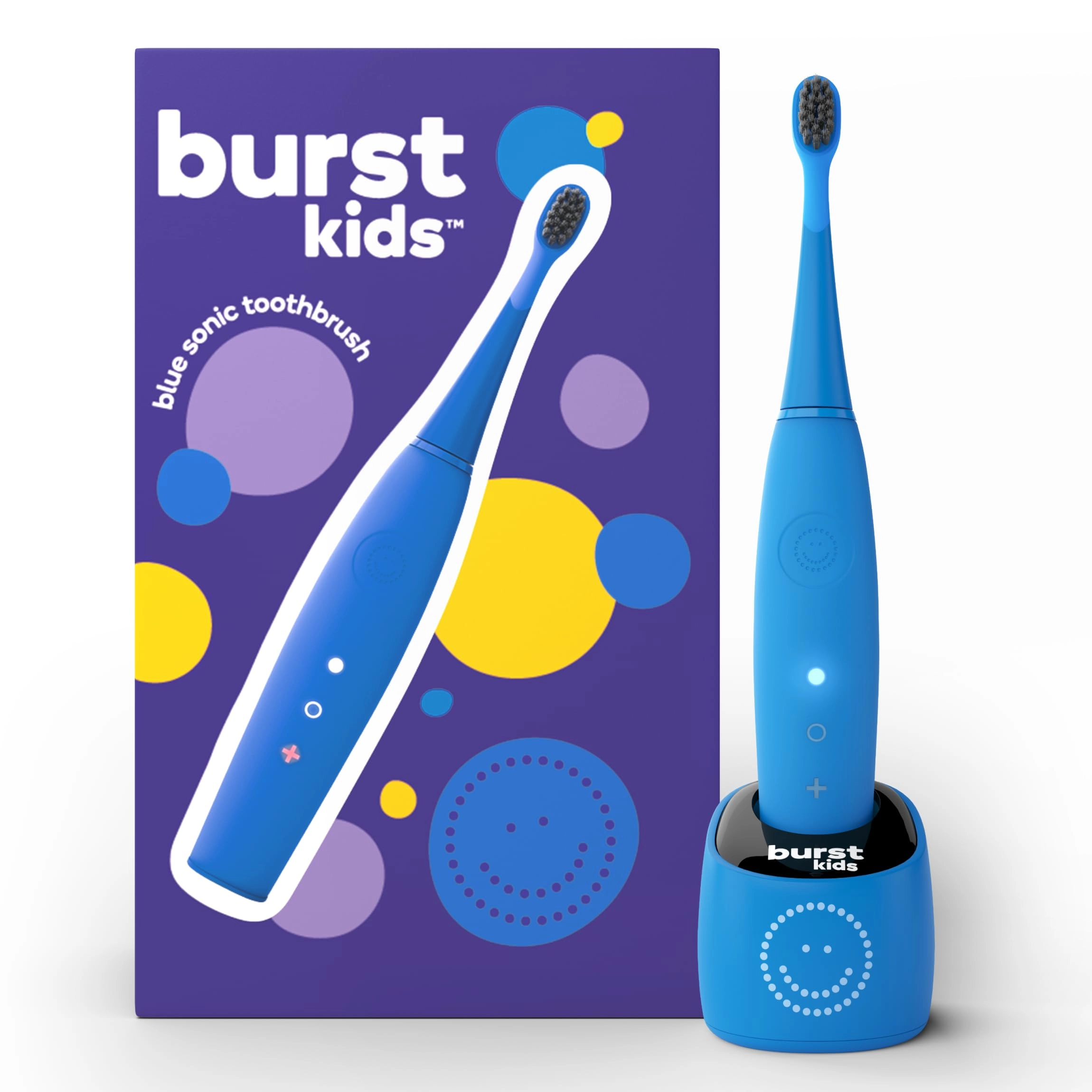 Kids Electric Toothbrush - Soft Bristle 2-Minute Timer Rechargeable