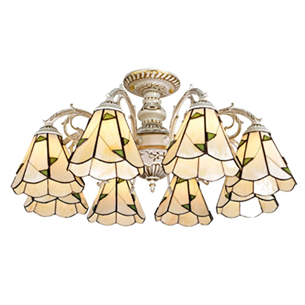 E27 Pastoral Mediterranean Ceiling Lamp