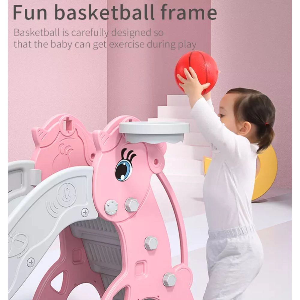 Pony Foldable Slide - Ball Basketball Hoop