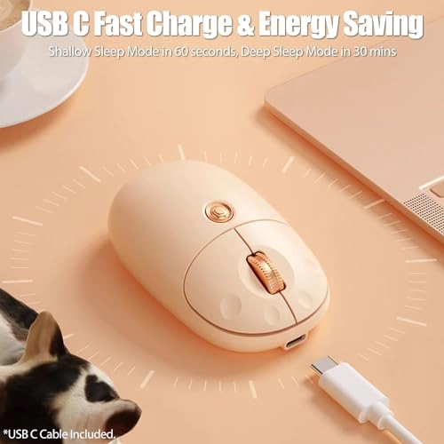 Cute Cat Paw Mouse - 2.4Ghz Wireless Bluetooth