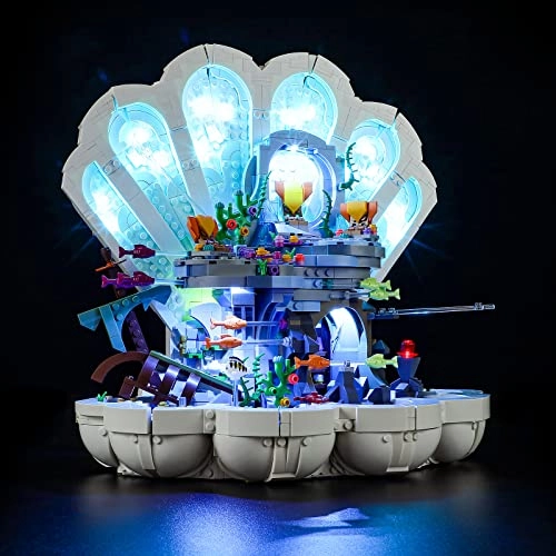 LED Light for LEGO 43225 Disney The Little Mermaid Royal Clamshell - Plastic 1