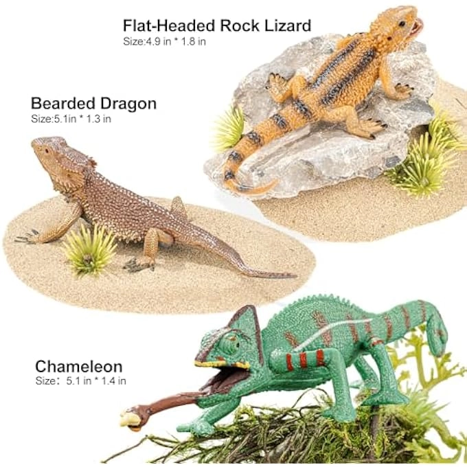 Lizard Figurines - 6PCS