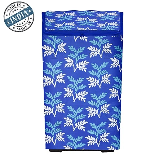 PVC Waterproof Front Load Washing Machine Cover - 5KG to 7.5KG Blue