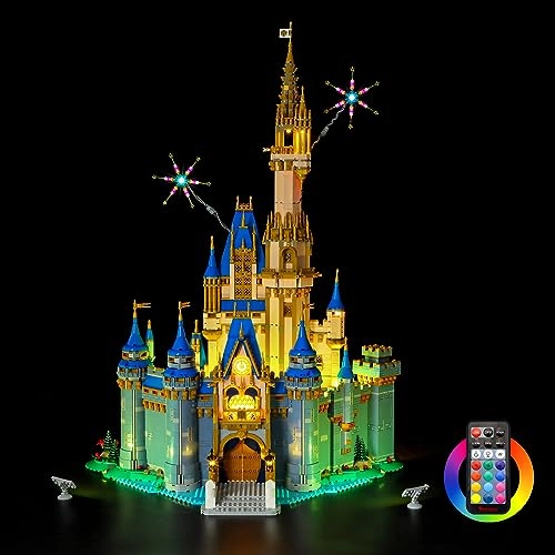BRIKSMAX LED Lighting Kit for LEGO 43222 Disney Castle - Remote Control Version