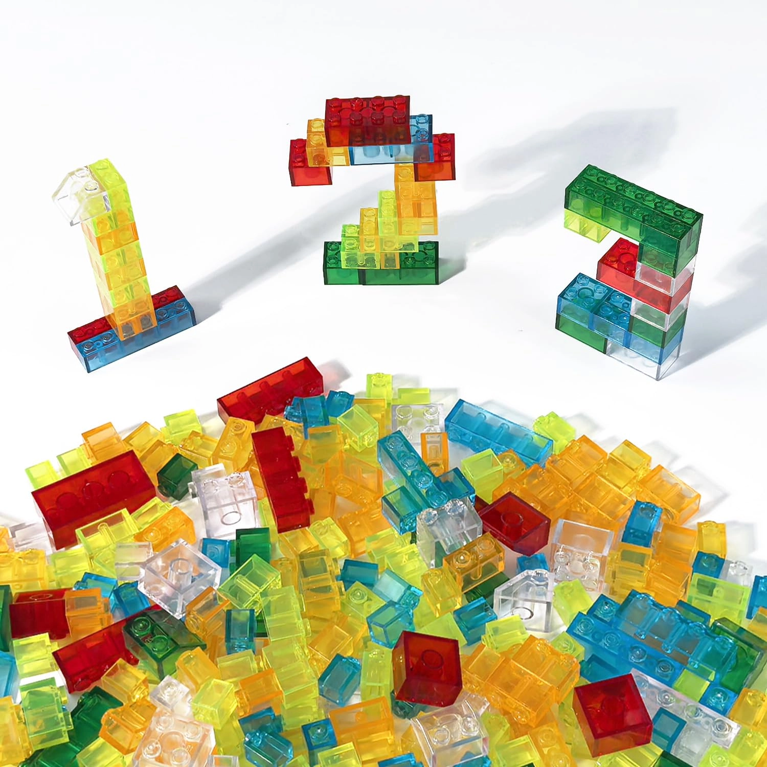 BOROLA Transparent Building Blocks - 300pcs