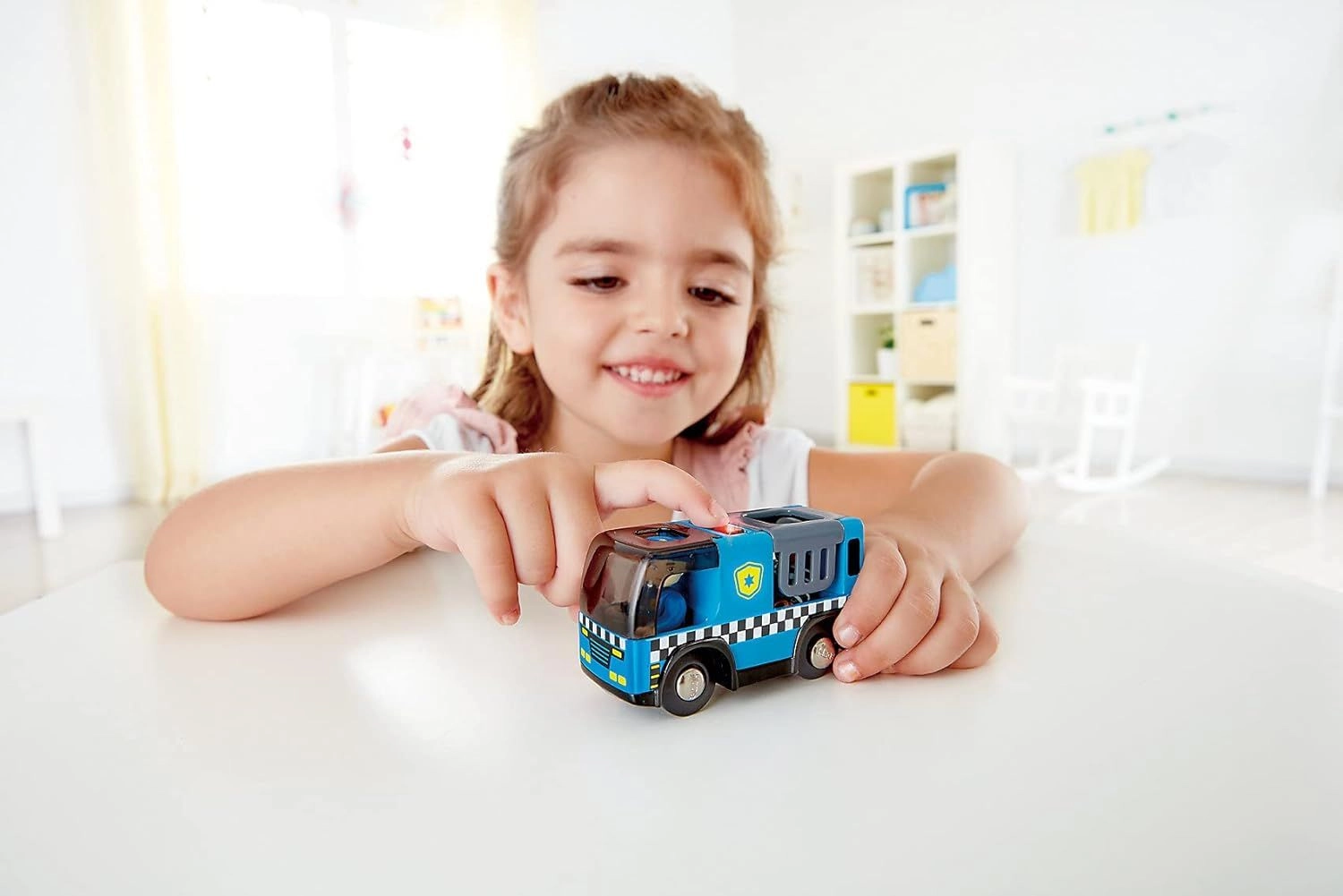 Police Car With Siren - Blue 3 +