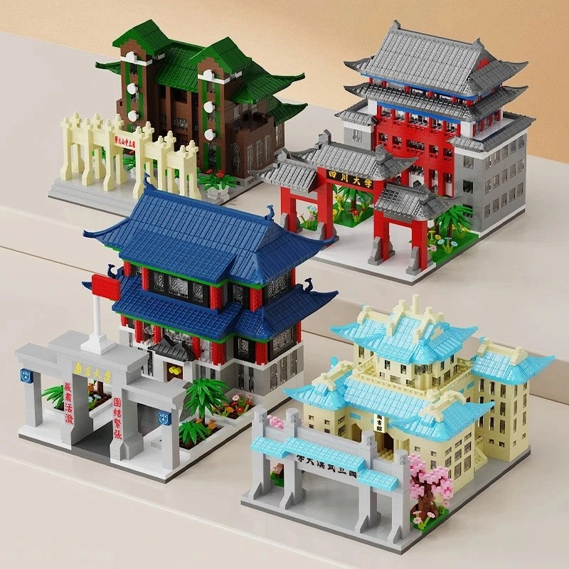 Famous University Theme Building Blocks - Nanjing University 1262 pcs