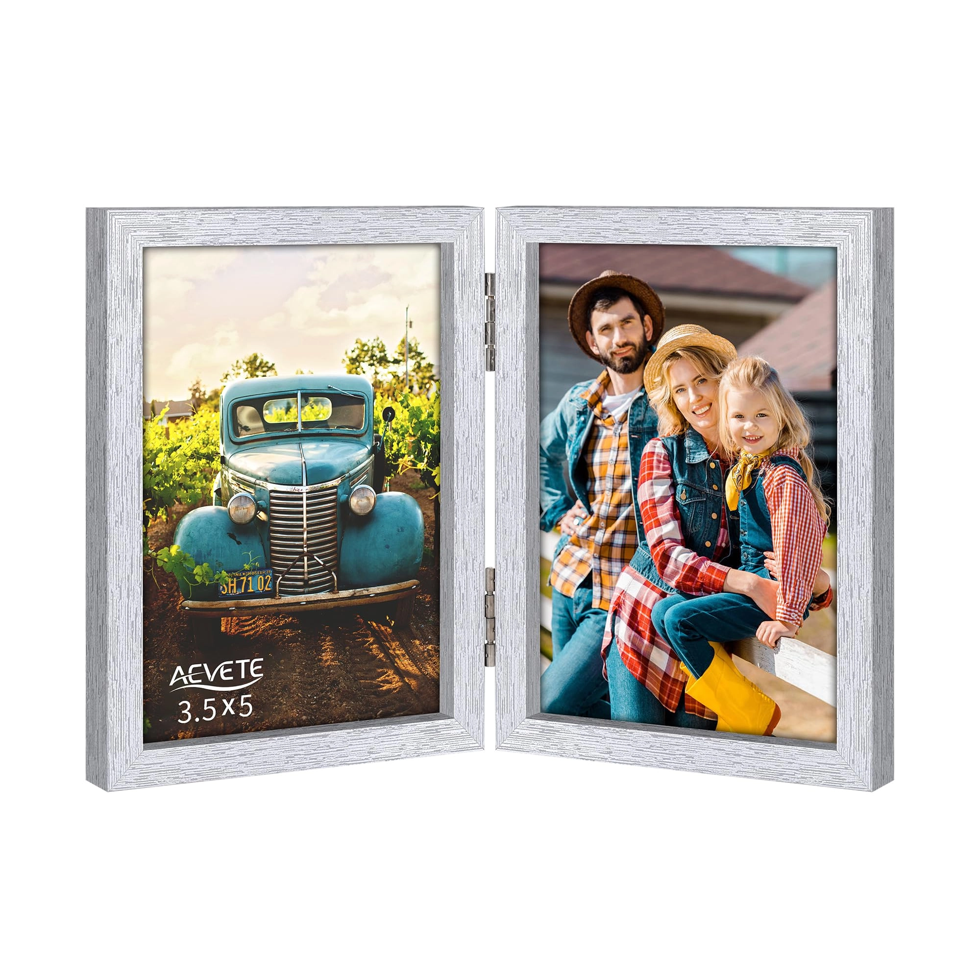 Double Picture Frame - 3.5x5 in 2 picture frames