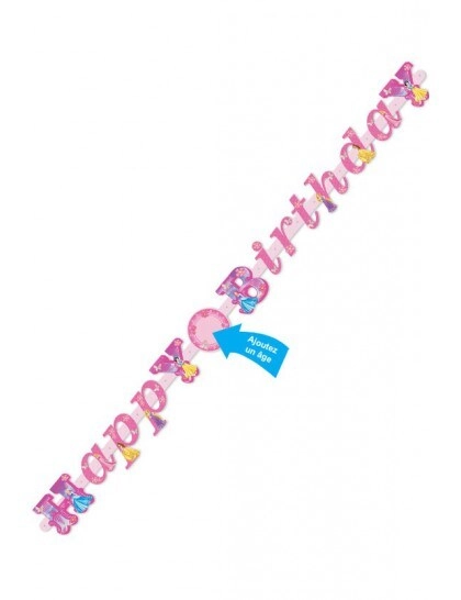 Anagram Princess Sparkle Happy Birthday Letter Banner - Birthday