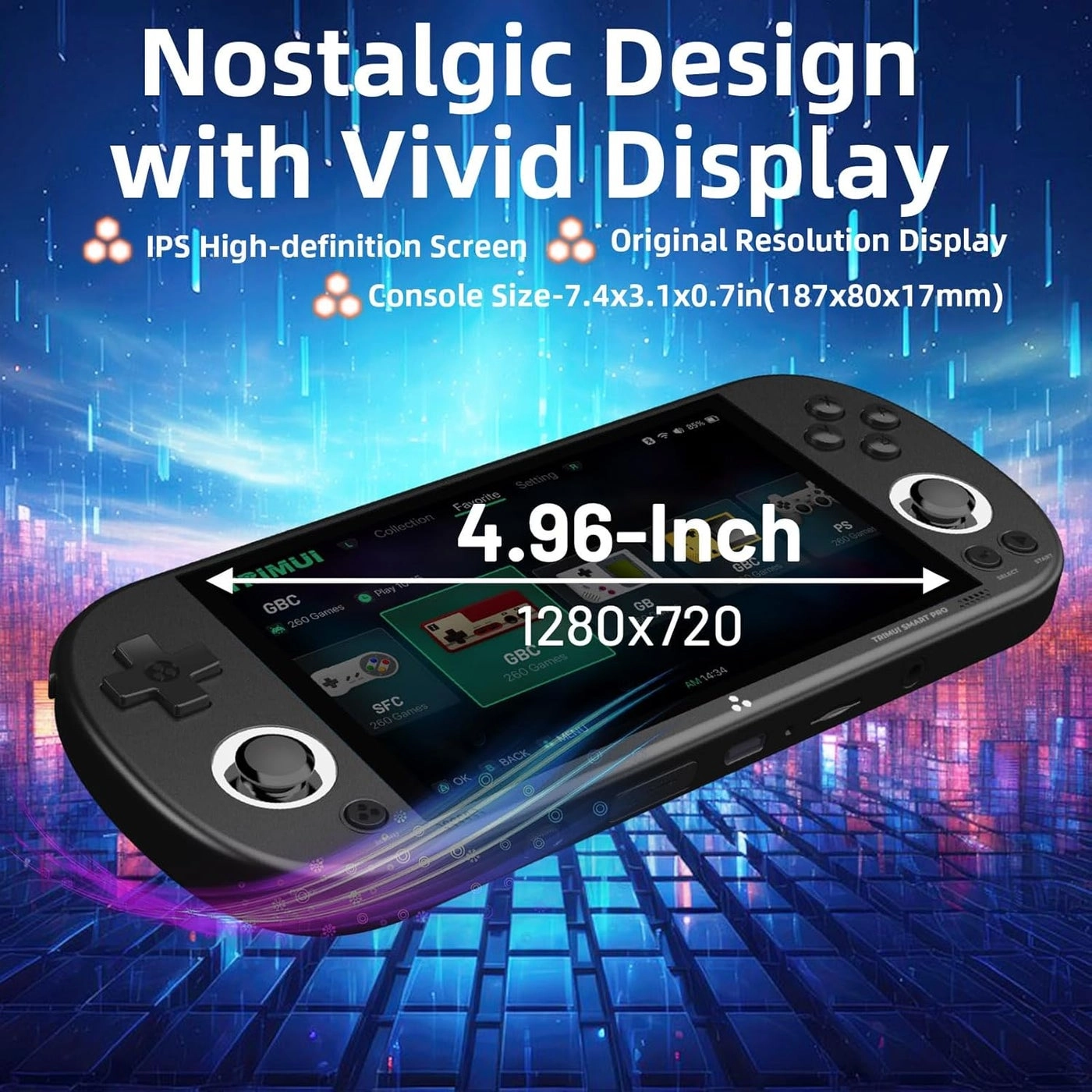 Portable Retro Gaming Console - 128GB