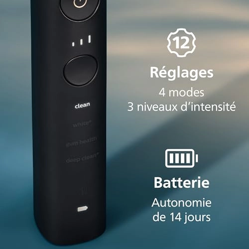 DiamondClean 9000 - Black 4 Modes USB Travel Case