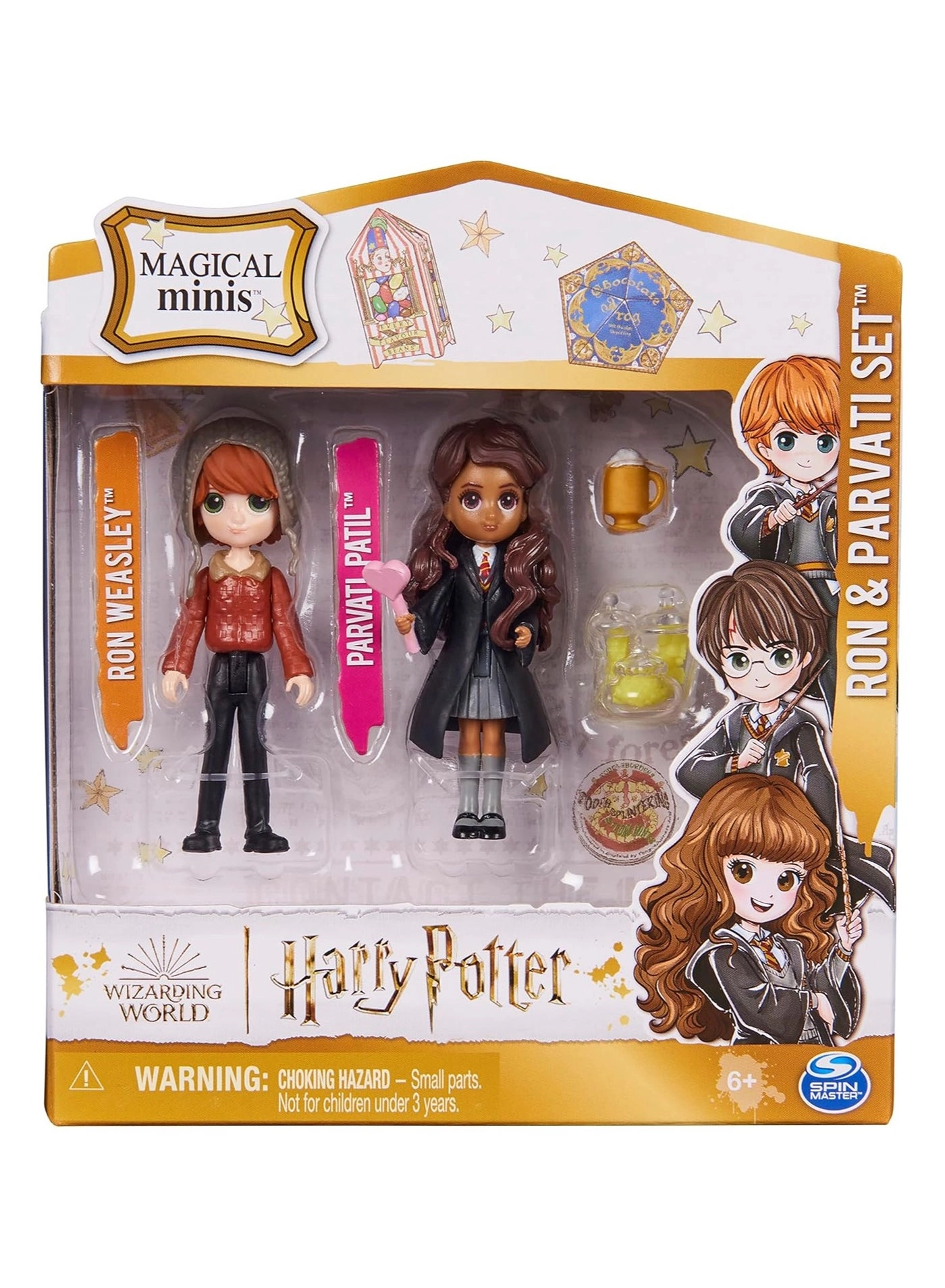 Harry Potter Magical Minis Ron Weasley and Parvati Patil Figure Set - Ron Weasley and Parvati Patil