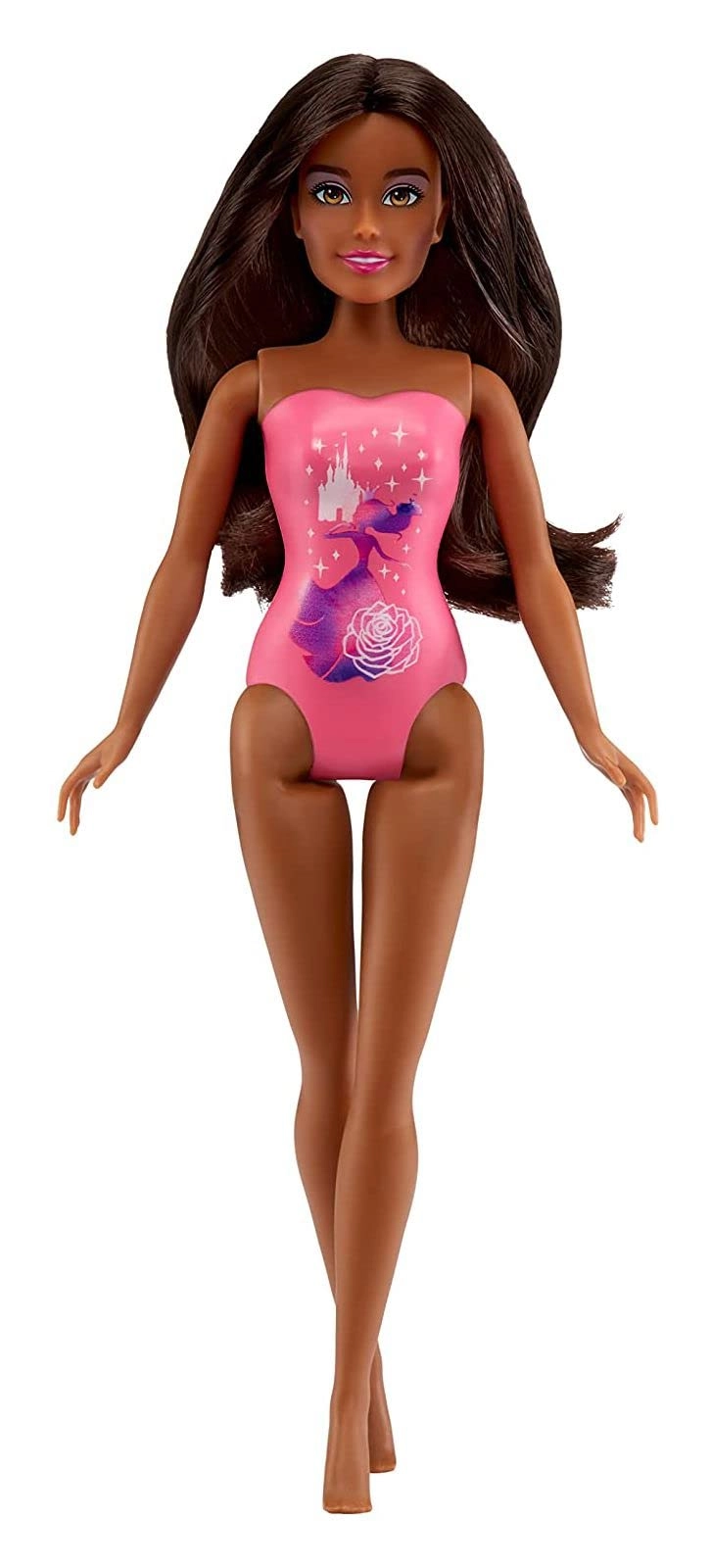 MGA Entertainment Yasmin Dream Ella Splash Doll - 11.5"/29.2cm Black Hair Pink Swimsuit Ages 3+