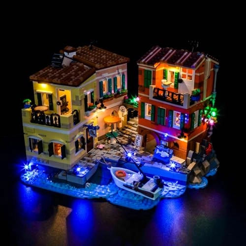 LED Light Set - Compatible with 21359 Italian Riviera USB