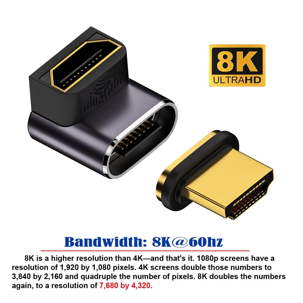 8K HDMI Adapter with Ethernet