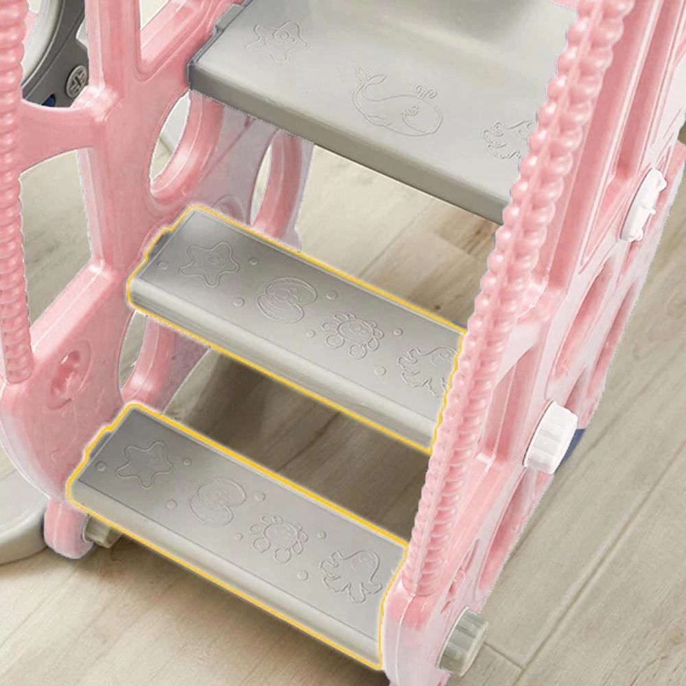 3 In 1 Swing With Slide - Pink 1-6 years