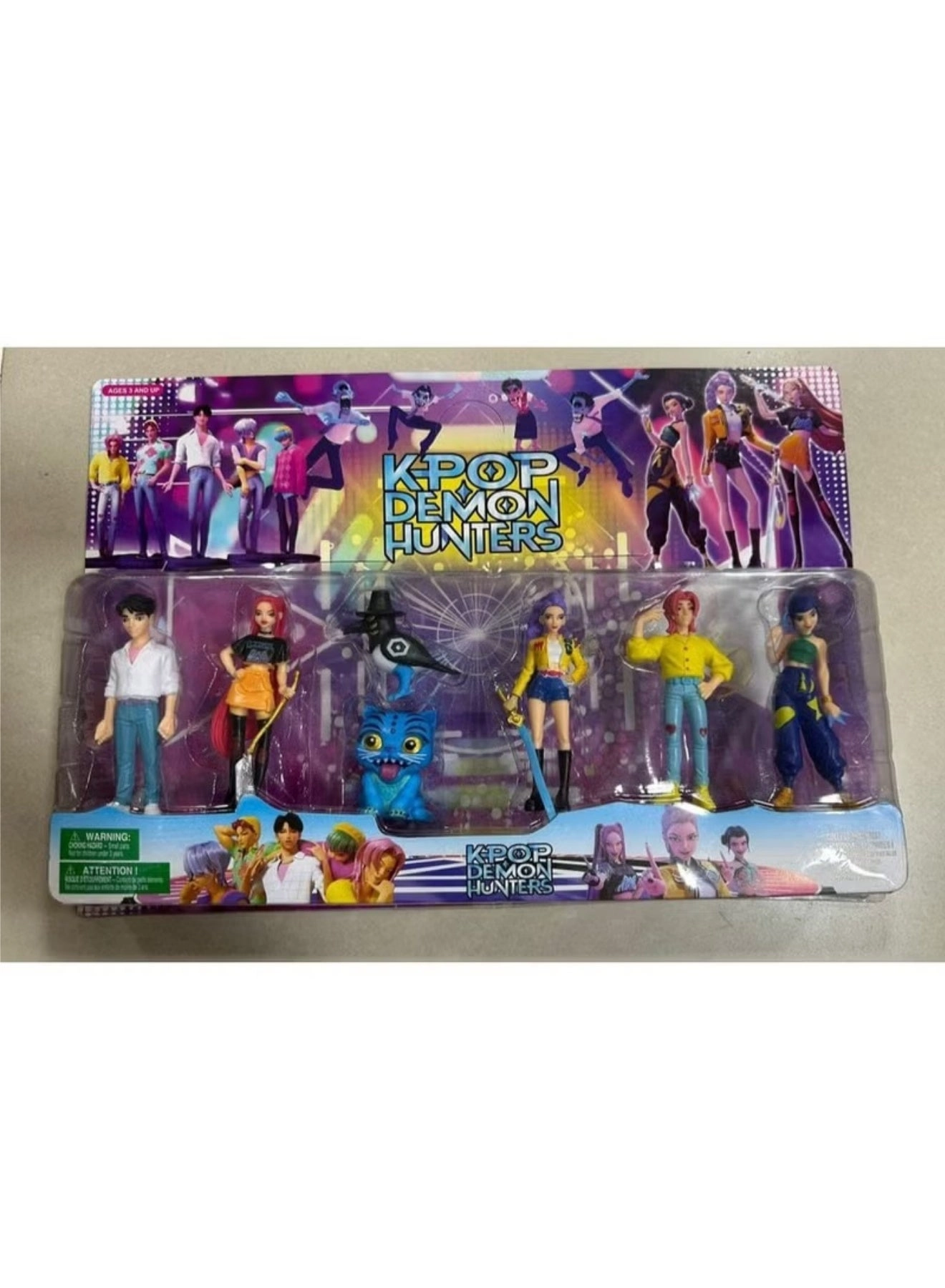 saykfoe Demon Hunters Action Figure - Kpop 7 pcs Set