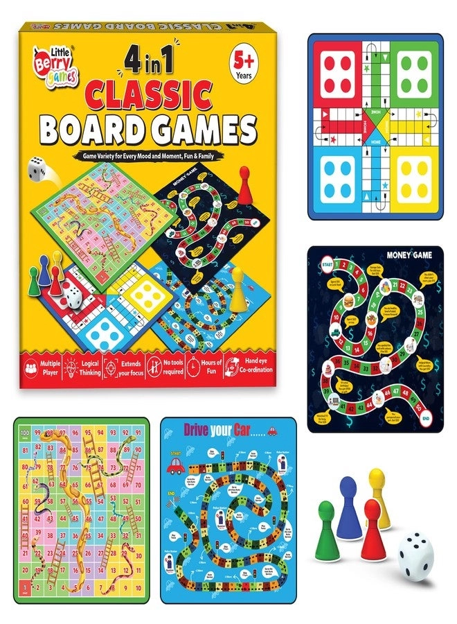 Little Berry Ludo + Snakes & Ladders + Drive Your Car + Money Game