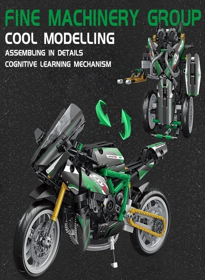 Deformation robotuilding toy - 15 pcs Motorcycle Model kit for ages 8+