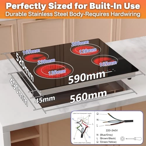 GVUK-EU46T1-1R Ceramic hob