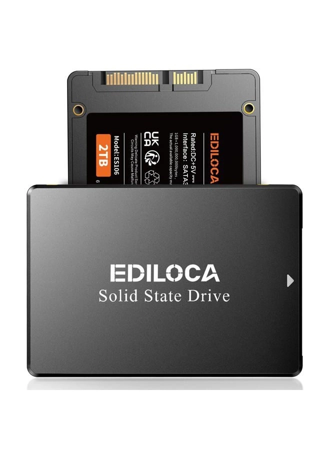 Ediloca 2.5" SATA III 6Gb/s (ES106_2TB_US) - 2TB