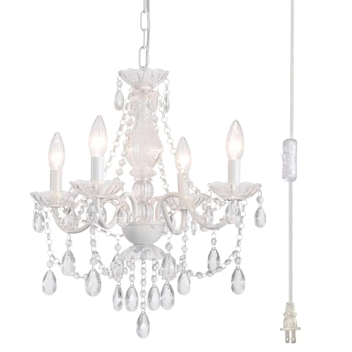 Crystal Pink Chandelier