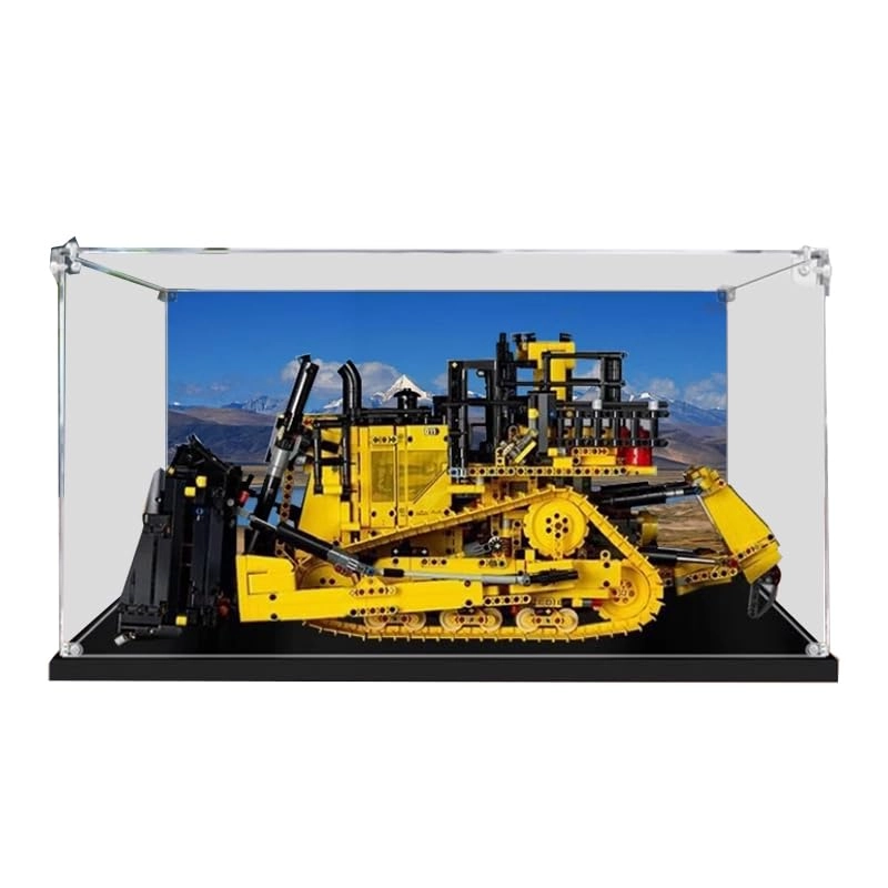 Technic Display Case (42131) - Clear Acrylic Black Bottom+top Light