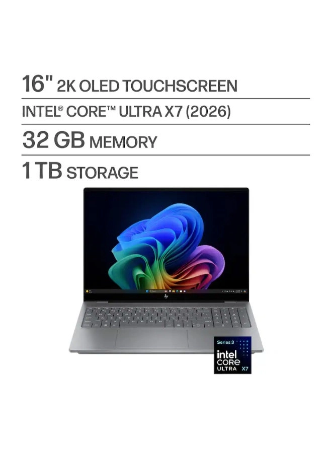 OmniBook X Copilot+ PC - 16'' Ultra X7 358H 32GB DDR5 1TB SSD