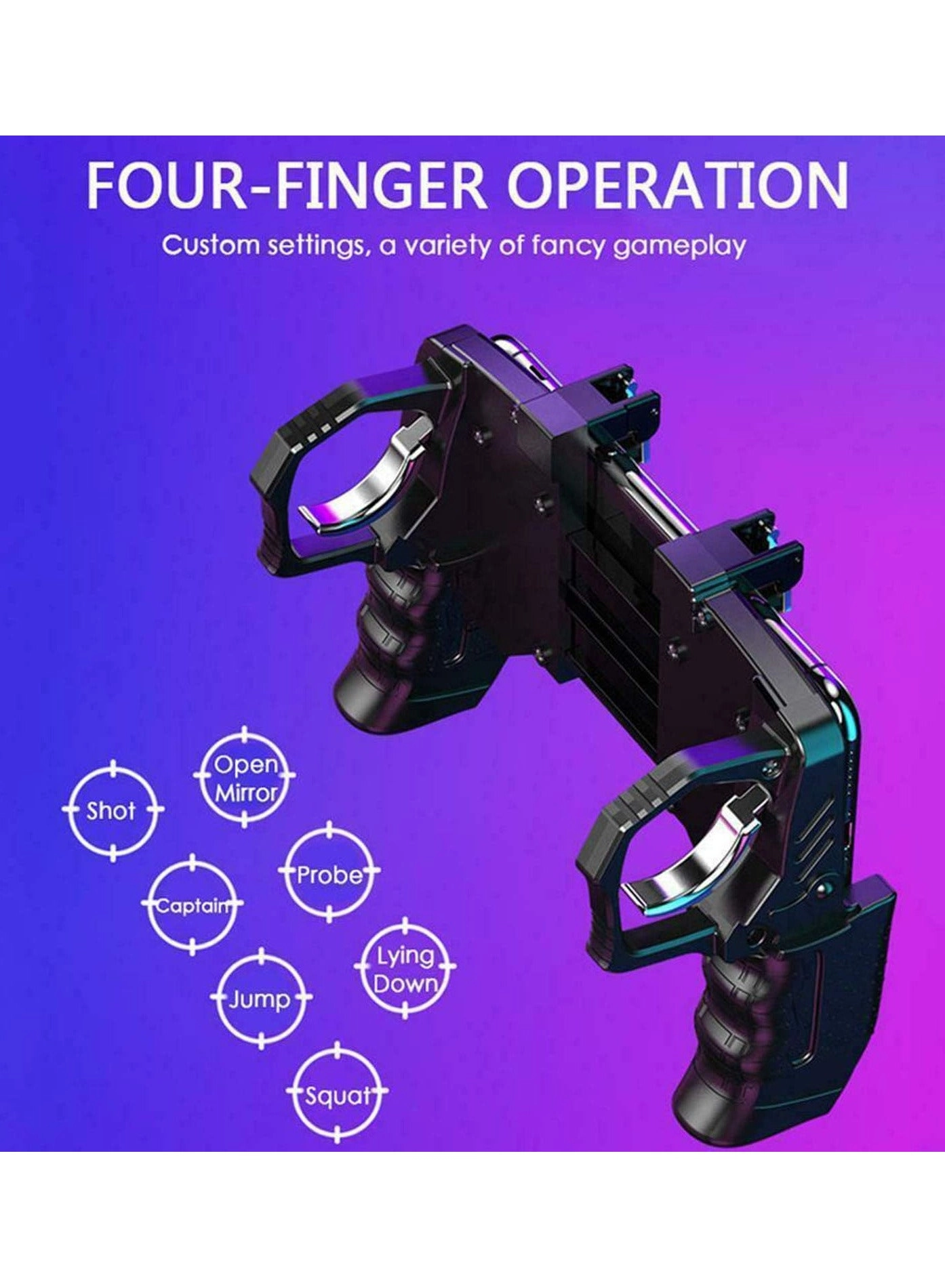 Mobile Game Controller - PUBG Mobile Call Of Duty Mobile Critical Ops Rules of Survival Knives Out Cross Fire Terminator 2 Judgment Day Survivor Royale