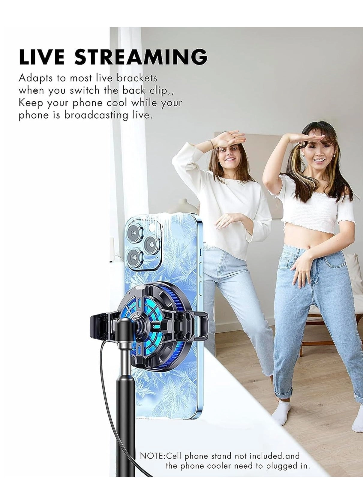 Magnetic Phone Cooler - iPhone iPad Android Tablet