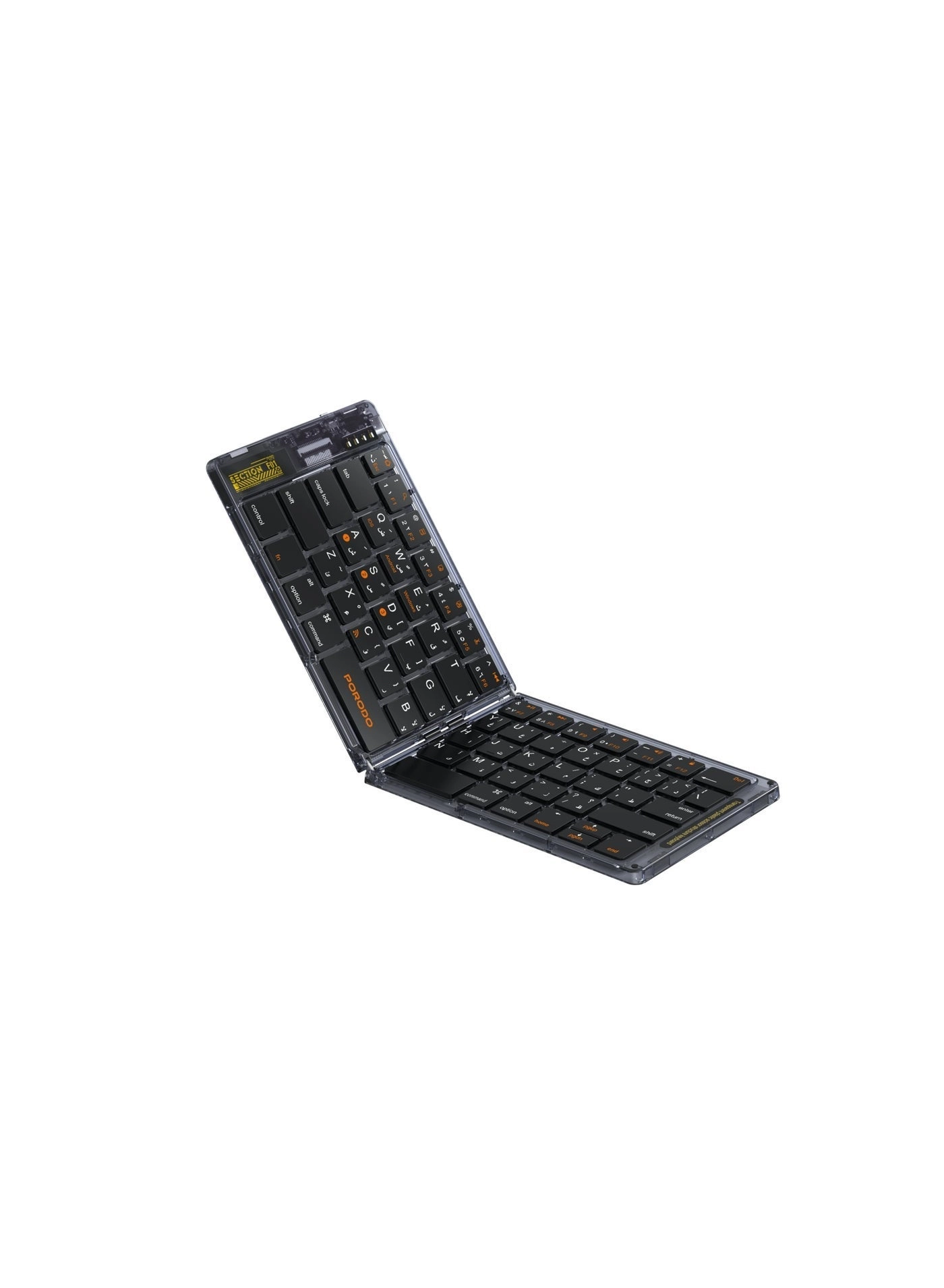 Crystal Shell Wireless Keyboard - EN/AR Wireless