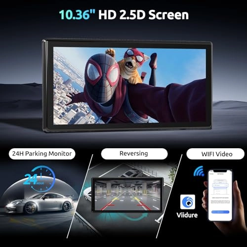 Reversing Camera - 1080P Night vision + Monitor - Wireless Carplay