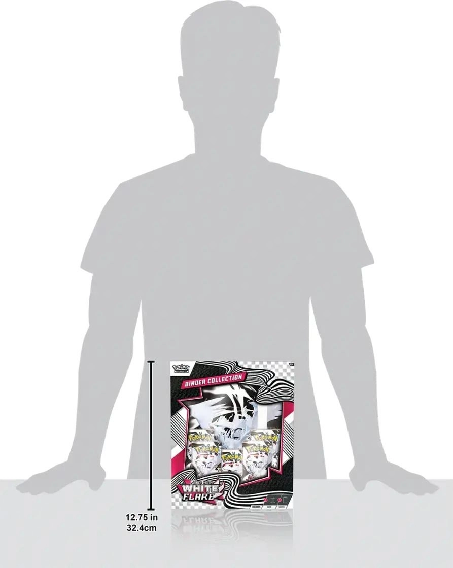 White Flare Binder + Booster Pack - 5 pcs