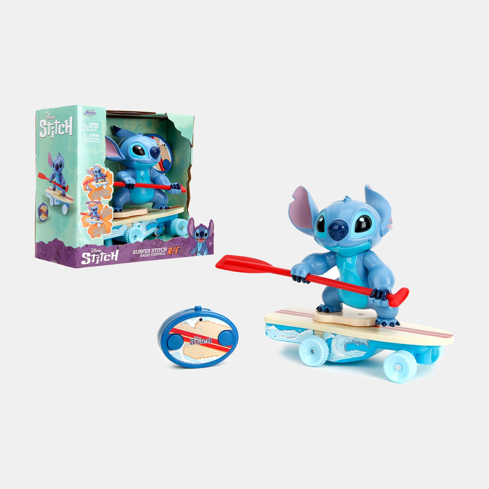 Dickie Toys Stitch Surfer RC - 10 Inches Blue