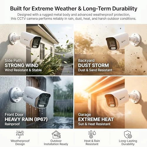 6 Channel CCTV Combo Set - 6PC 8 Channel 3840*2160