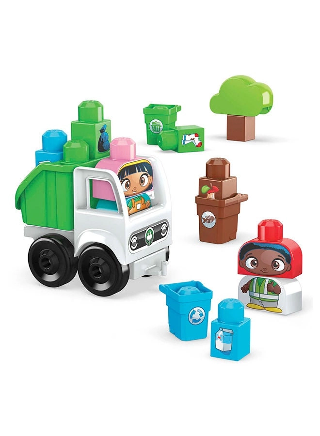 Green Town Sort And Recycle Squad Building Set - 18 pcs