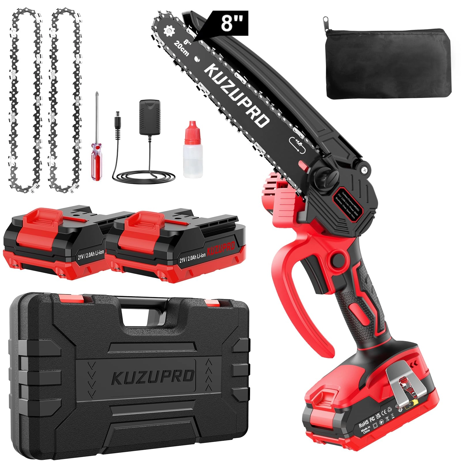 KUZUPRO Mini Chainsaw - 850 Watts