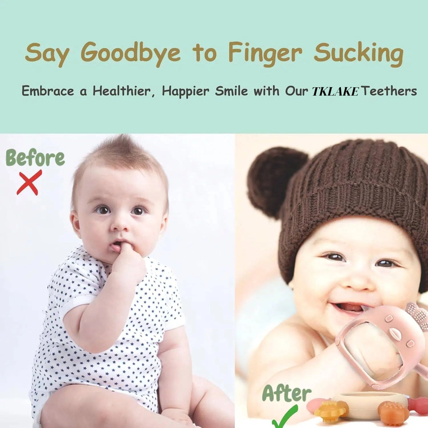 Teething Mittens - Silicone