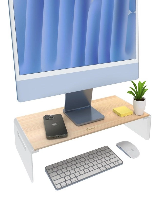 j5create JCT125 - Wooden Monitor Stand