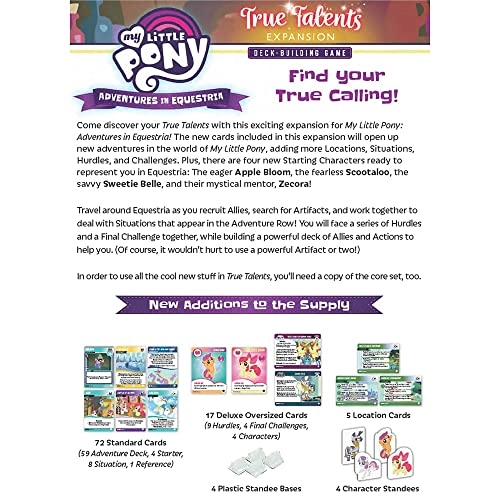 My Little Pony: Adventures in Equestria Deck-Building Game True Talents Expansion