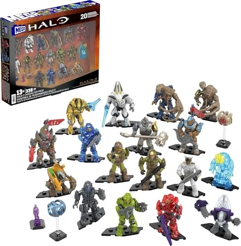 HALO Action Figures - 20th Anniversary 20 Poseable Collectable Characters