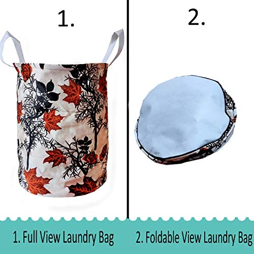 Washing Machine Cover - 6 kg 6.5 kg 7 kg 7.5 kg Brown + Designer Laundry Bag