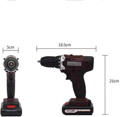 Impact Cordless Drill - 21V 2 Lithium Ion Batteries